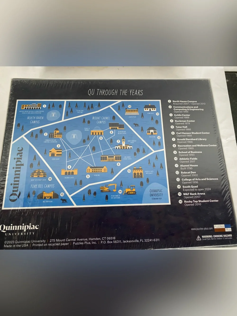NEW Quinnipiac University Campus 1000-Piece Jigsaw Puzzle